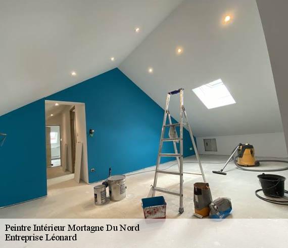 Peintre Intérieur  mortagne-du-nord-59158 Entreprise Léonard