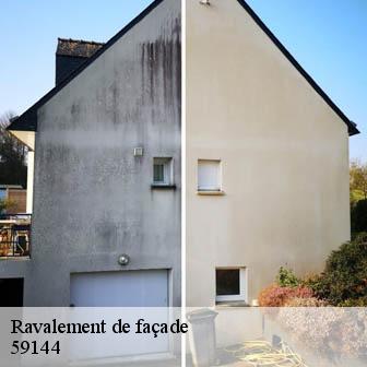 Ravalement de façade  amfroipret-59144 Entreprise Léonard