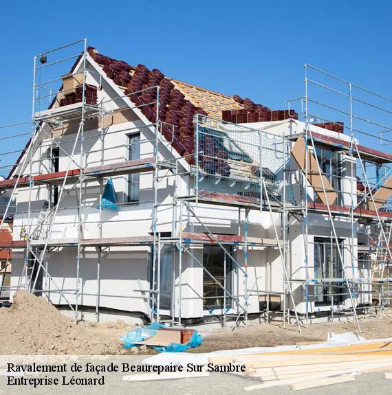 Ravalement de façade  beaurepaire-sur-sambre-59550 Entreprise Léonard
