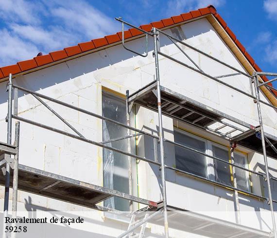 Ravalement de façade  crevecoeur-sur-l-escaut-59258 Entreprise Léonard