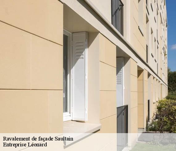 Ravalement de façade  saultain-59990 Entreprise Léonard