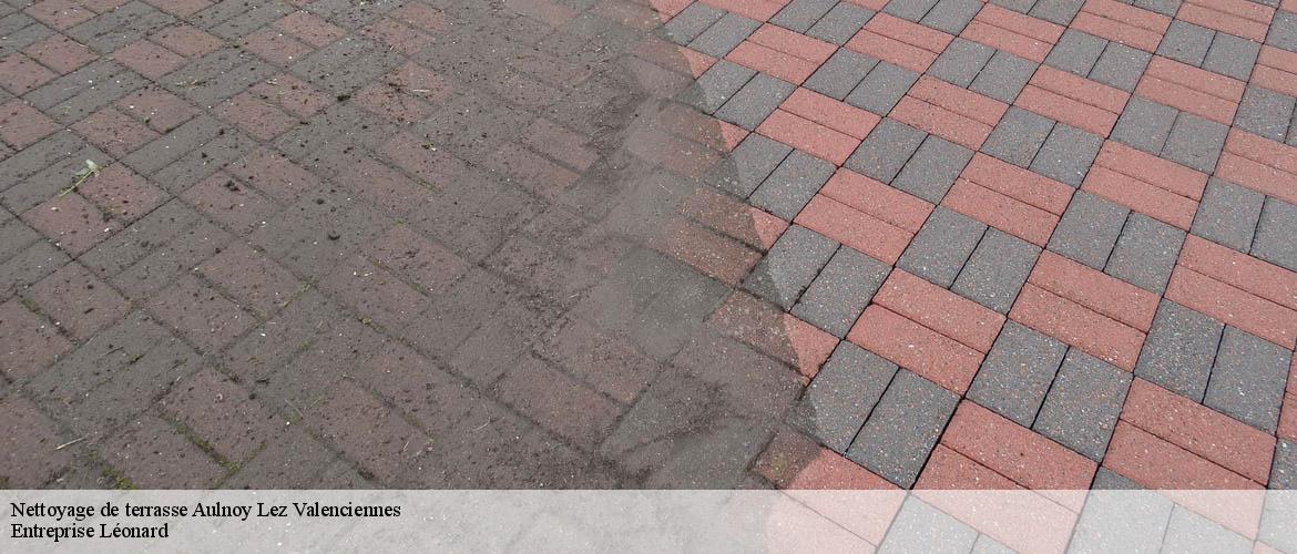 Nettoyage de terrasse  aulnoy-lez-valenciennes-59300 Entreprise Léonard