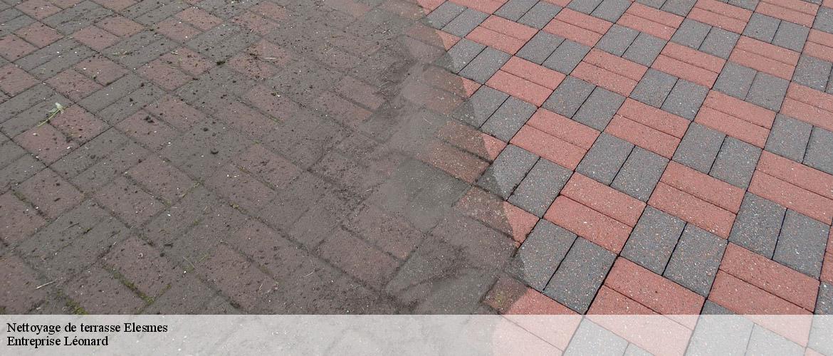 Nettoyage de terrasse  elesmes-59600 Entreprise Léonard