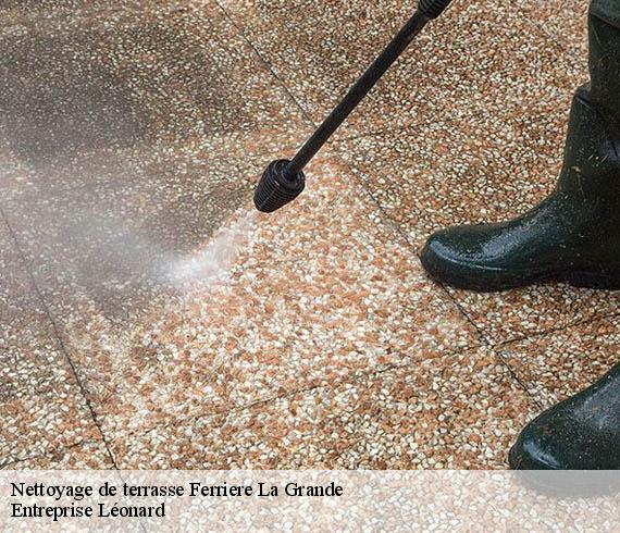Nettoyage de terrasse  ferriere-la-grande-59680 Entreprise Léonard