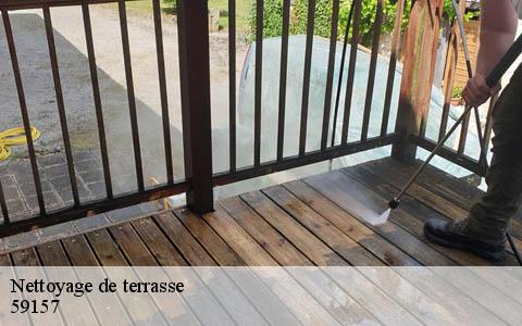 Nettoyage de terrasse  fontaine-au-pire-59157 Entreprise Léonard