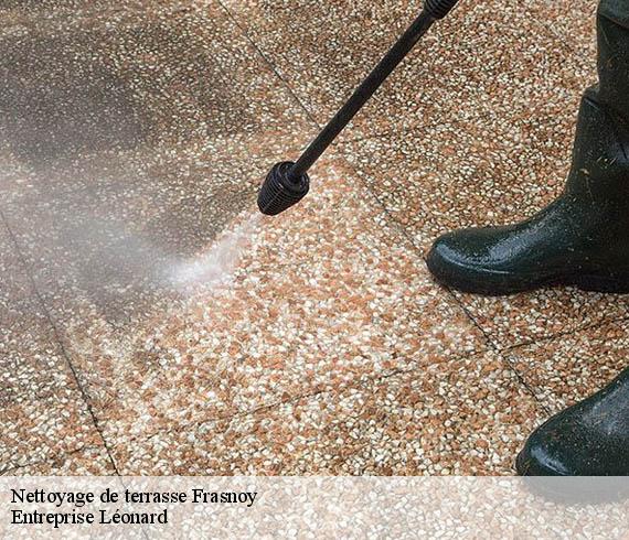 Nettoyage de terrasse  frasnoy-59530 Entreprise Léonard