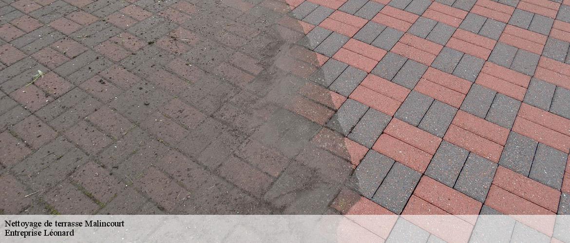 Nettoyage de terrasse  malincourt-59127 Entreprise Léonard