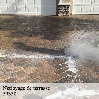 Nettoyage de terrasse  saint-andre-lez-lille-59350 Entreprise Léonard