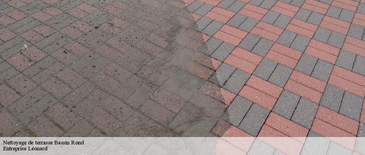 Nettoyage de terrasse  bassin-rond-59111 Entreprise Léonard