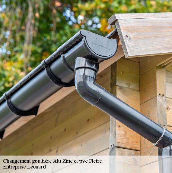 Changement gouttière Alu Zinc et pvc  fletre-59270 Entreprise Léonard