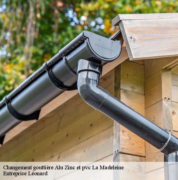 Changement gouttière Alu Zinc et pvc  la-madeleine-59110 Entreprise Léonard
