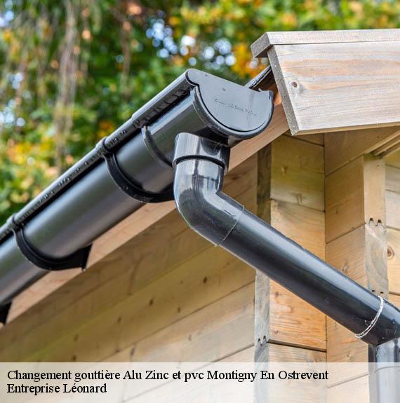 Changement gouttière Alu Zinc et pvc  montigny-en-ostrevent-59182 Entreprise Léonard
