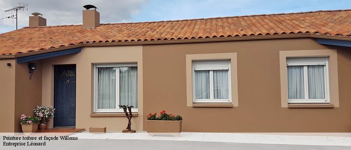 Peinture toiture et façade  willems-59780 Entreprise Léonard