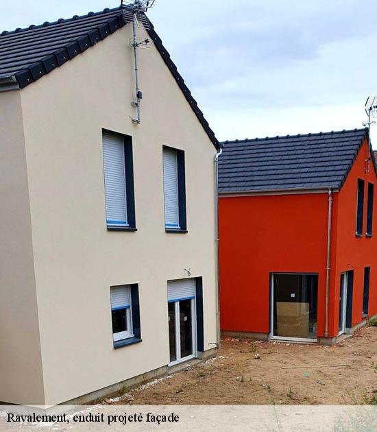 Ravalement, enduit projeté façade   landrecies-59550 Entreprise Léonard