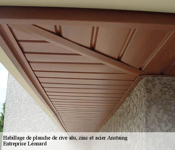 Habillage de planche de rive alu, zinc et acier  anstaing-59152 Entreprise Léonard