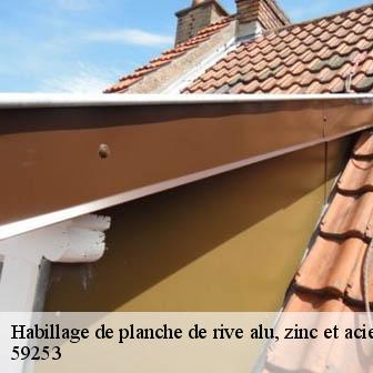 Habillage de planche de rive alu, zinc et acier  la-gorgue-59253 Entreprise Léonard