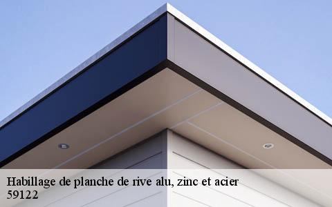 Habillage de planche de rive alu, zinc et acier  killem-59122 Entreprise Léonard