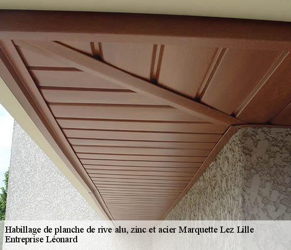 Habillage de planche de rive alu, zinc et acier  marquette-lez-lille-59520 Entreprise Léonard