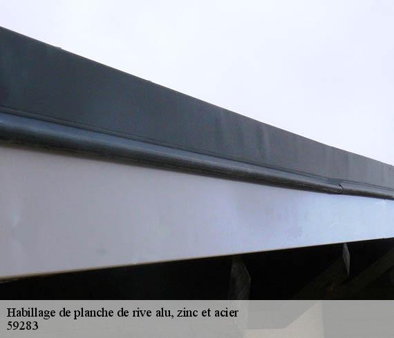 Habillage de planche de rive alu, zinc et acier  raimbeaucourt-59283 Entreprise Léonard