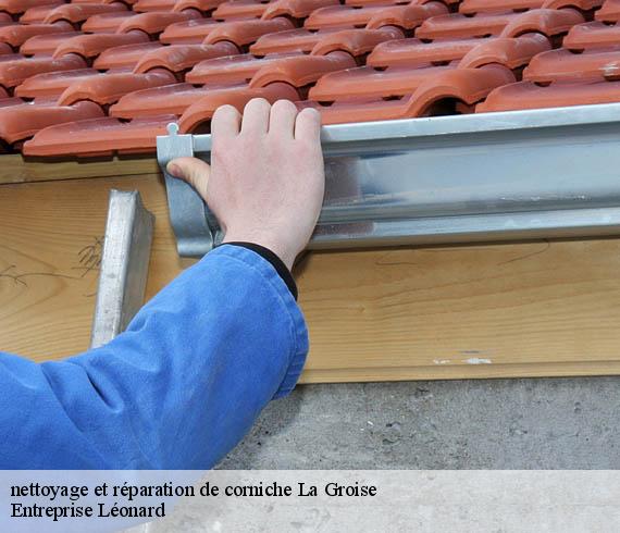 nettoyage et réparation de corniche  la-groise-59360 Entreprise Léonard